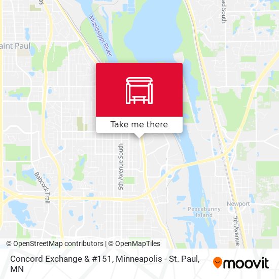 Mapa de Concord Exchange & #151