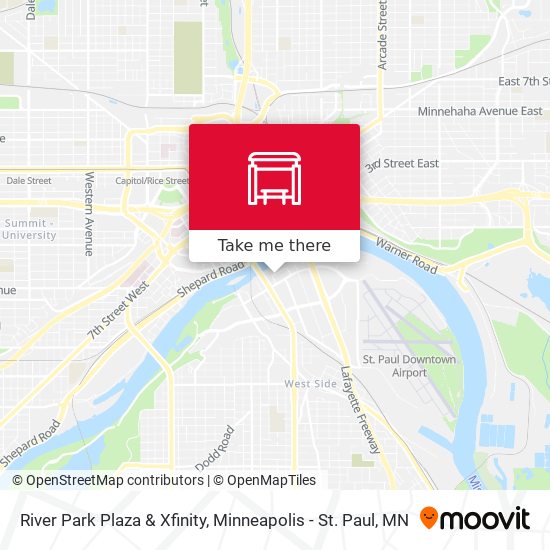 River Park Plaza & Xfinity map