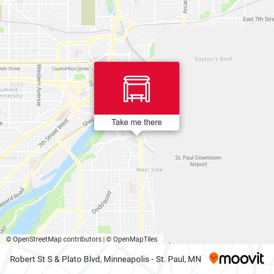 Mapa de Robert St S & Plato Blvd