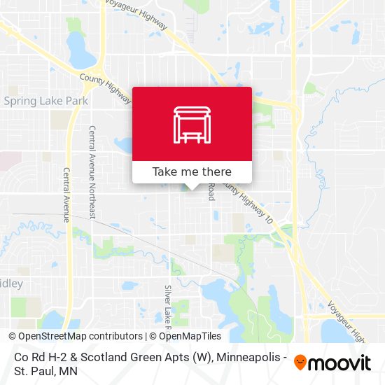 Co Rd H-2 & Scotland Green Apts (W) map