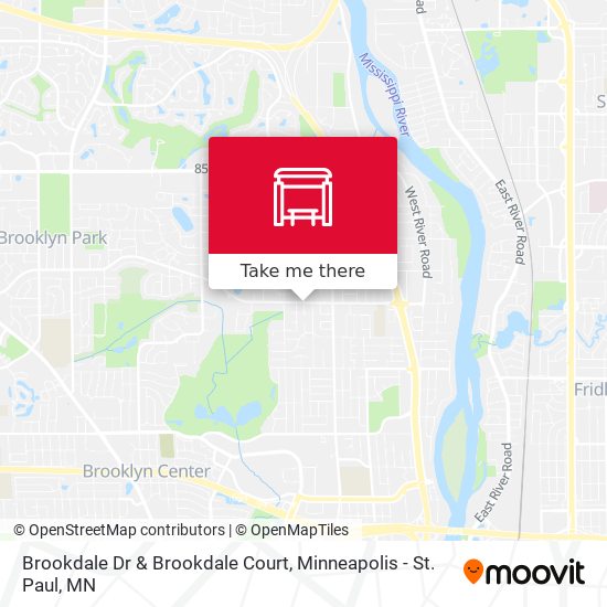 Brookdale Dr & Brookdale Court map