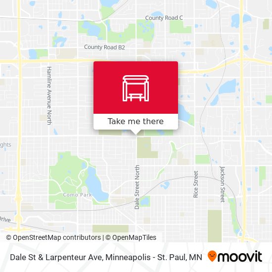 Dale St & Larpenteur Ave map