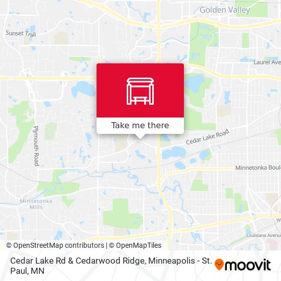 Mapa de Cedar Lake Rd & Cedarwood Ridge