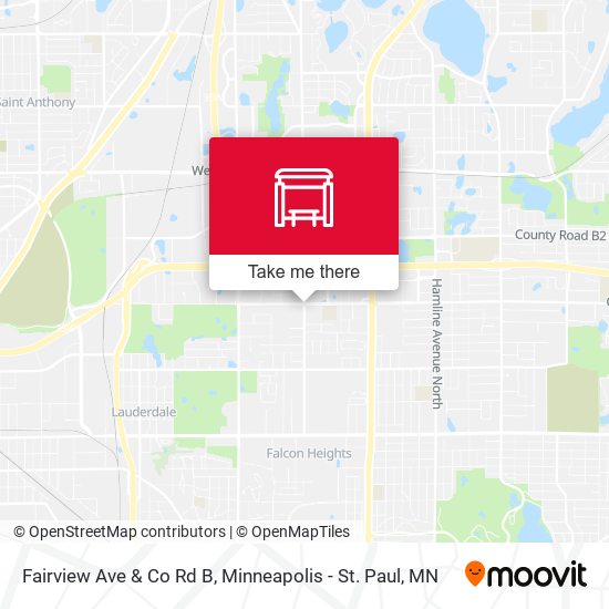 Mapa de Fairview Ave & Co Rd B