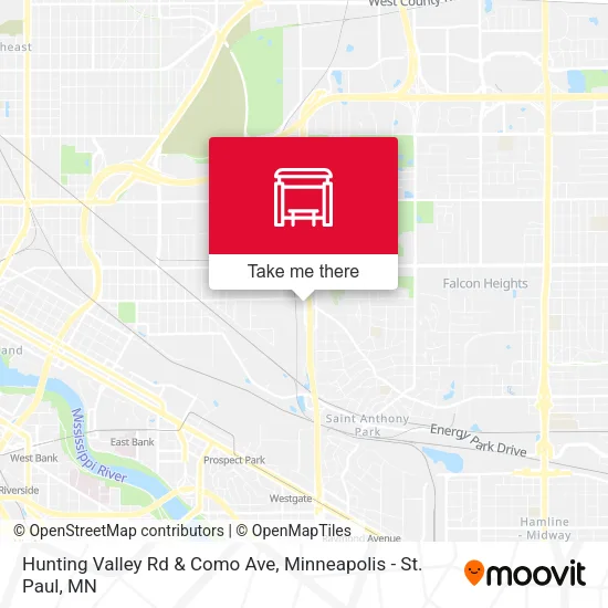 Mapa de Hunting Valley Rd & Como Ave