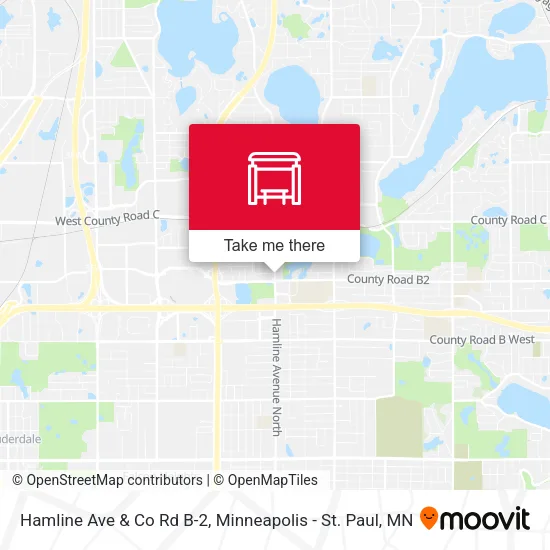 Mapa de Hamline Ave & Co Rd B-2
