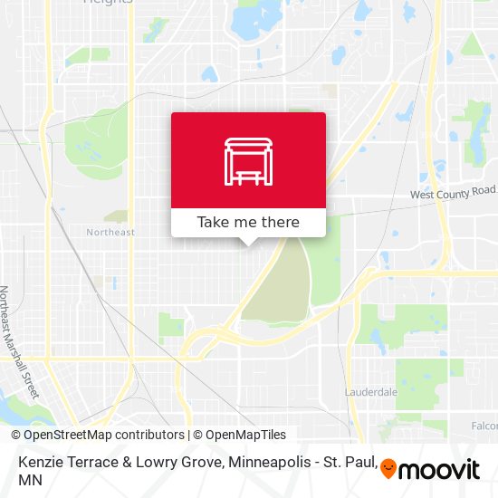 Kenzie Terrace & Lowry Grove map