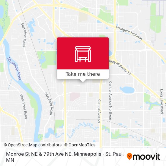 Mapa de Monroe St NE & 79th Ave NE