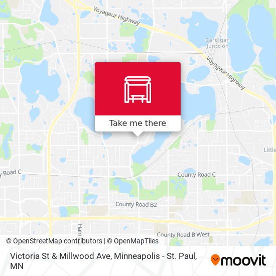 Mapa de Victoria St & Millwood Ave