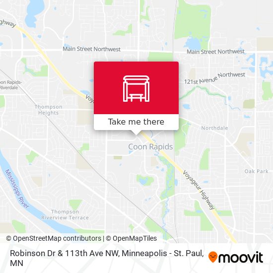 Robinson Dr & 113th Ave NW map