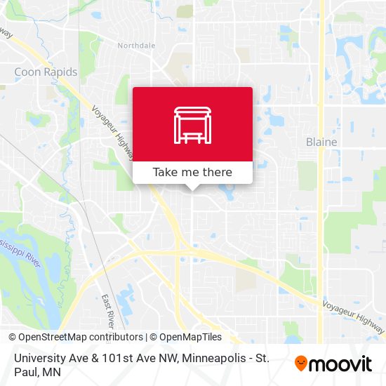 Mapa de University Ave & 101st Ave NW