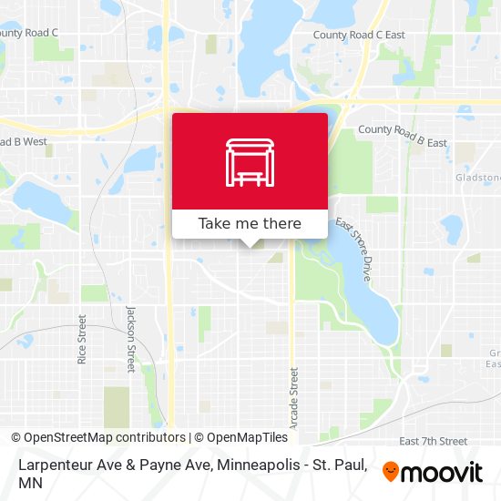 Larpenteur Ave & Payne Ave map