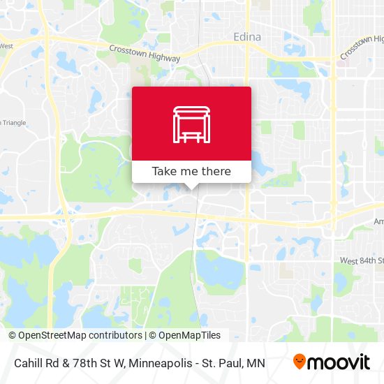 Cahill Rd & 78th St W map