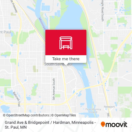 Mapa de Grand Ave & Bridgepoint / Hardman