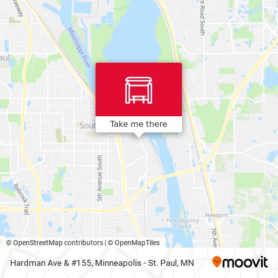 Mapa de Hardman Ave & #155
