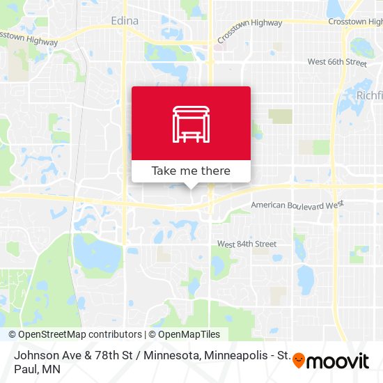 Mapa de Johnson Ave & 78th St / Minnesota