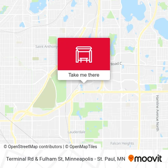 Terminal Rd & Fulham St map