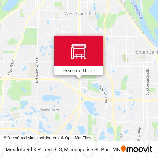 Mendota Rd & Robert St S map