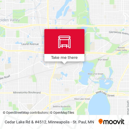 Mapa de Cedar Lake Rd & #4512