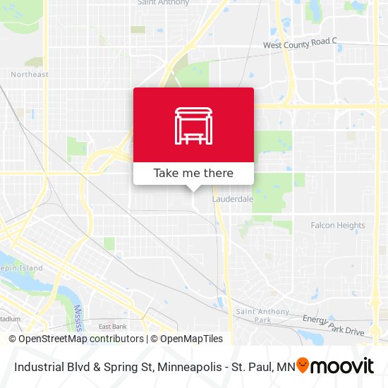 Mapa de Industrial Blvd & Spring St