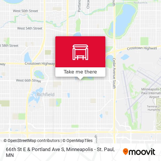Mapa de 66th St E & Portland Ave S