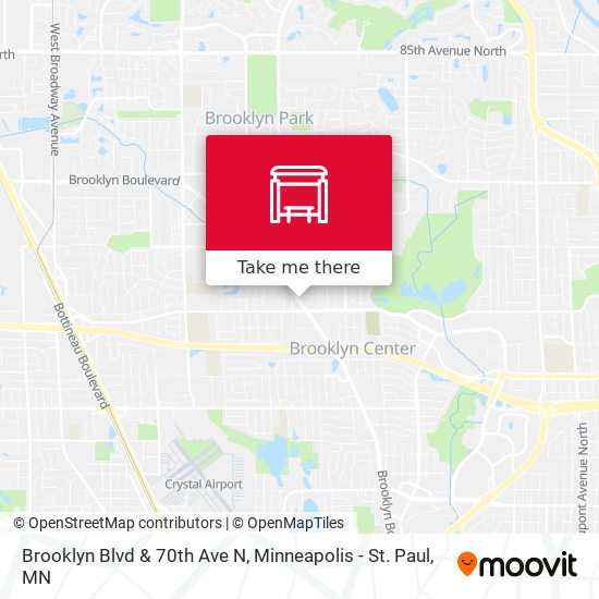 Mapa de Brooklyn Blvd & 70th Ave N