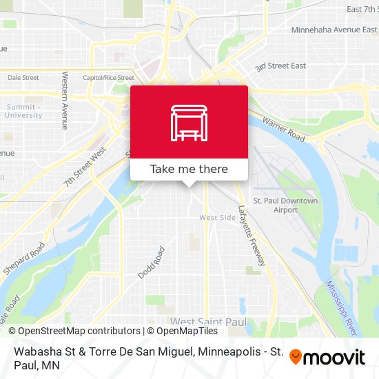 Mapa de Wabasha St & Torre De San Miguel