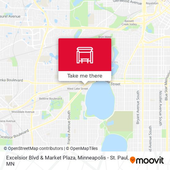 Excelsior Blvd & Market Plaza map