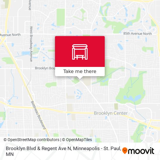 Mapa de Brooklyn Blvd & Regent Ave N
