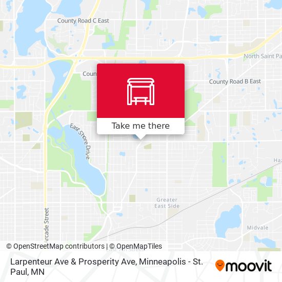 Mapa de Larpenteur Ave & Prosperity Ave