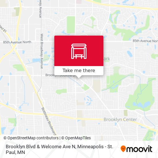 Mapa de Brooklyn Blvd & Welcome Ave N