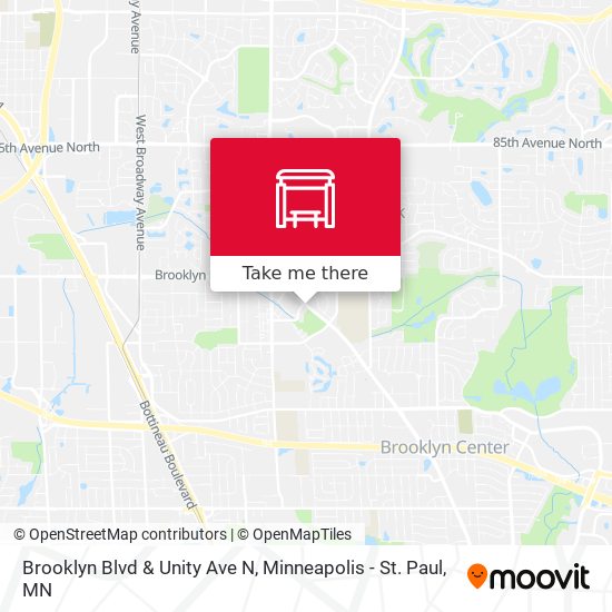 Brooklyn Blvd & Unity Ave N map