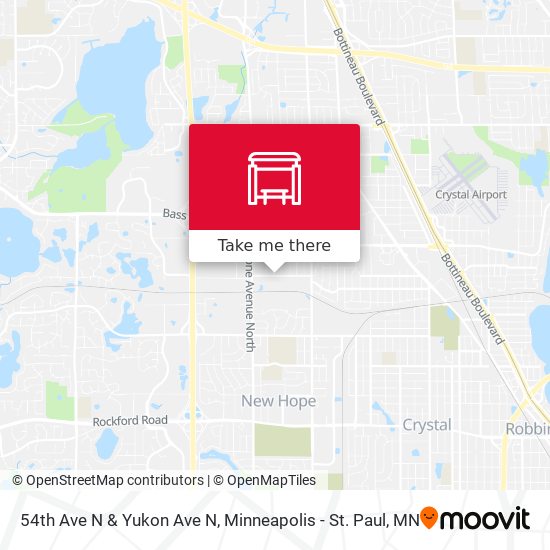 Mapa de 54th Ave N & Yukon Ave N