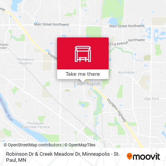 Mapa de Robinson Dr & Creek Meadow Dr
