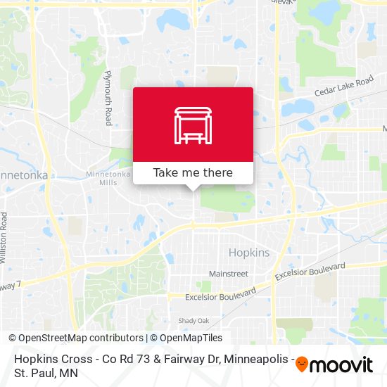 Mapa de Hopkins Cross - Co Rd 73 & Fairway Dr