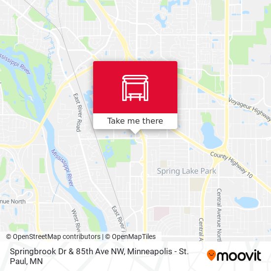 Springbrook Dr & 85th Ave NW map