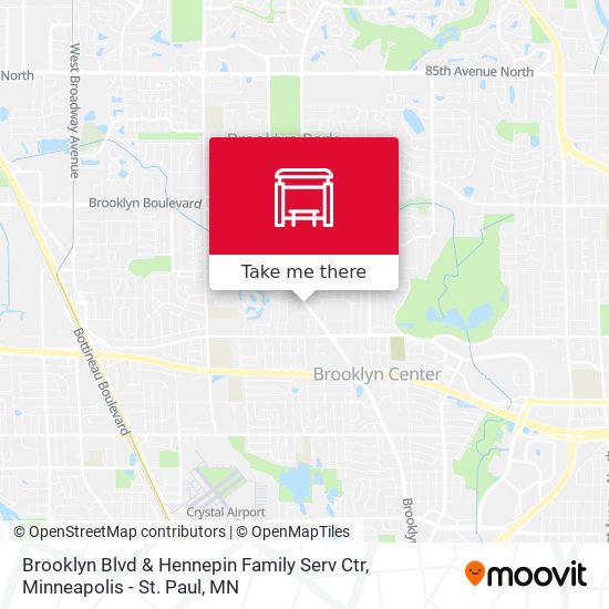 Mapa de Brooklyn Blvd & Hennepin Family Serv Ctr