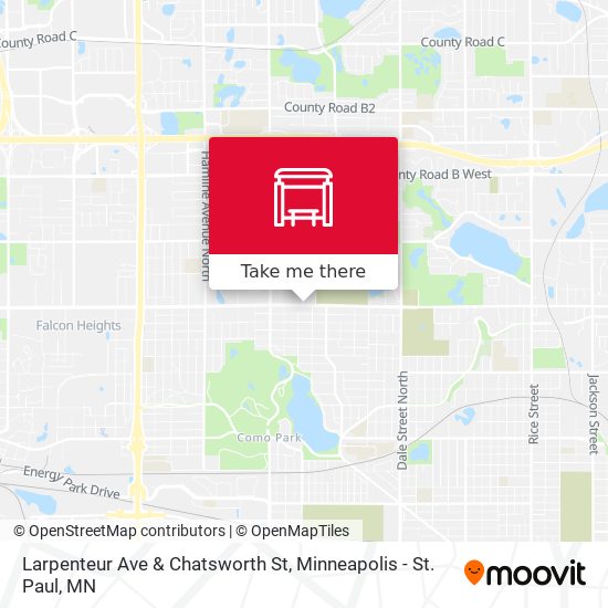 Mapa de Larpenteur Ave & Chatsworth St