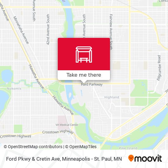 Mapa de Ford Pkwy & Cretin Ave