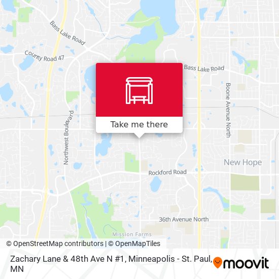 Mapa de Zachary Lane & 48th Ave N #1