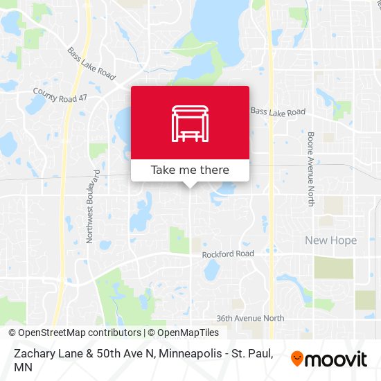 Mapa de Zachary Lane & 50th Ave N