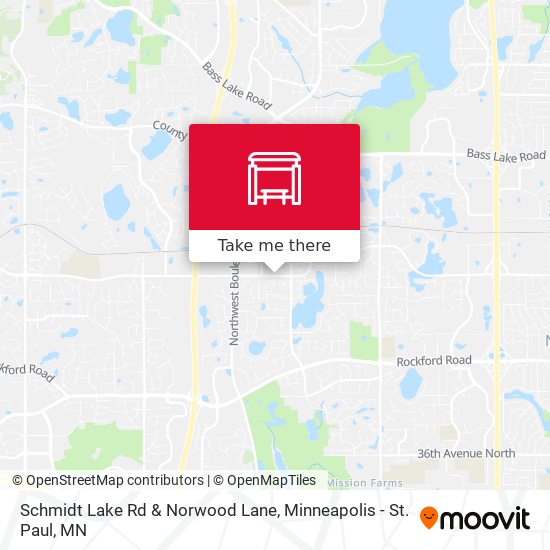 Schmidt Lake Rd & Norwood Lane map