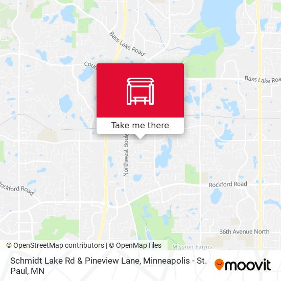 Schmidt Lake Rd & Pineview Lane map