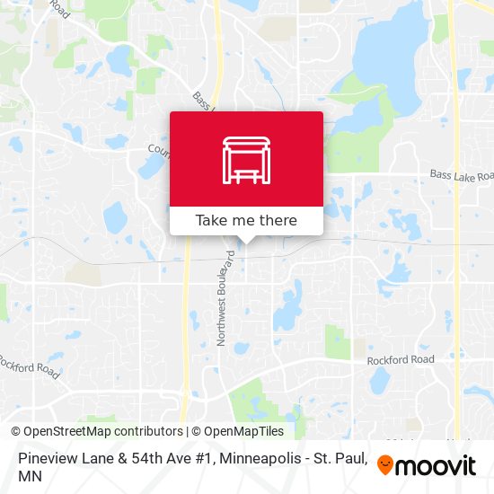 Mapa de Pineview Lane & 54th Ave #1