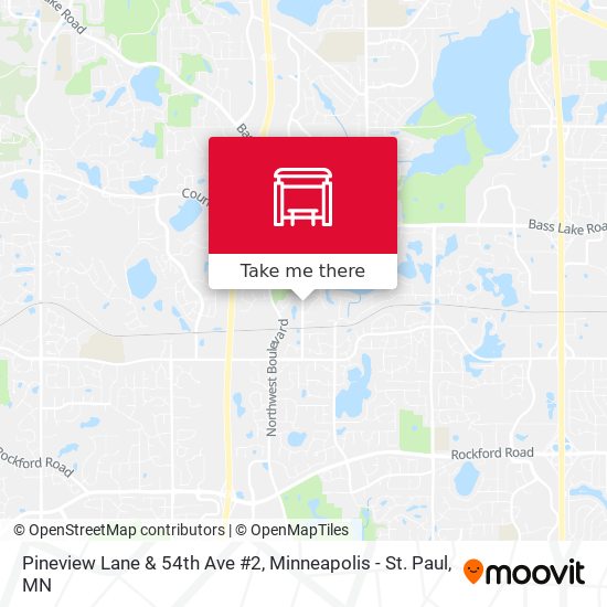Mapa de Pineview Lane & 54th Ave #2
