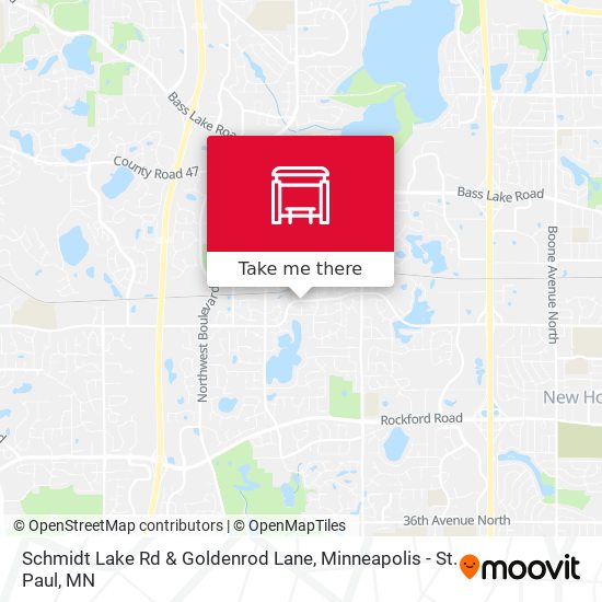 Mapa de Schmidt Lake Rd & Goldenrod Lane