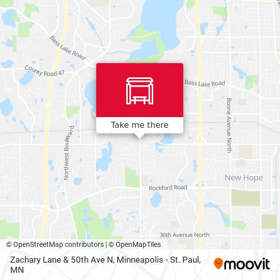 Mapa de Zachary Lane & 50th Ave N