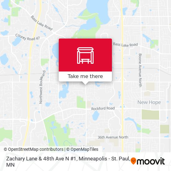 Zachary Lane & 48th Ave N #1 map