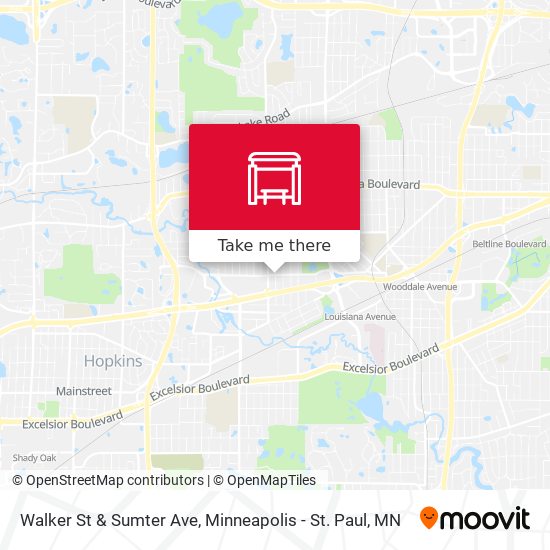Walker St & Sumter Ave map