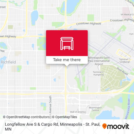 Longfellow Ave S & Cargo Rd map